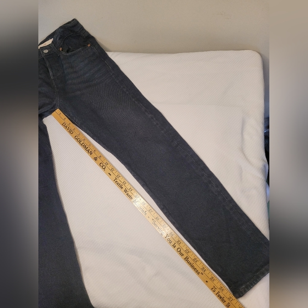 Levi’s Premium Big E High Rise Wedgie Fit Button Fly Jeans sz 25 - Picture 7 of 13